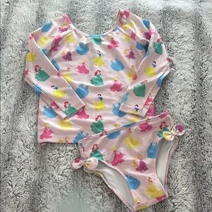 Toddler Swimsuit - Boutique Princess Print